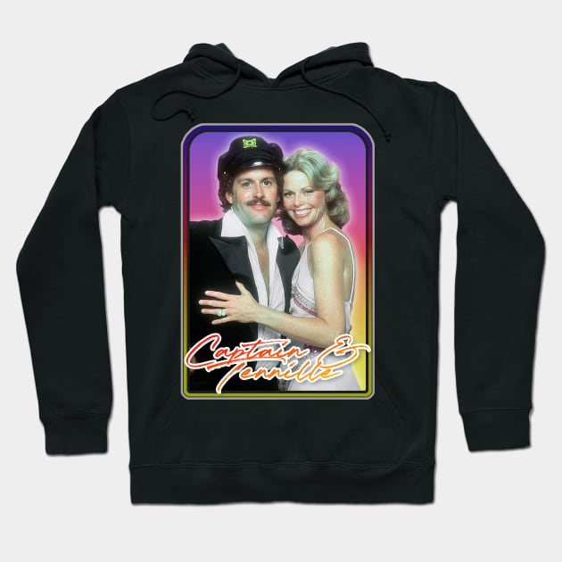 Captain & Tennille / Retro Fan Art Design Hoodie by DankFutura